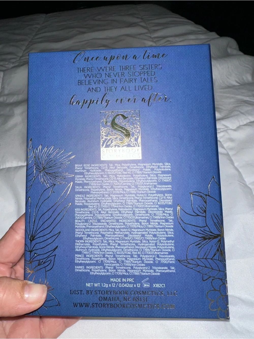 Storybook Cosmetics Fairy Tales Eyeshadow Palette - Blue Cover